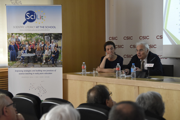 J.M. López Sancho and María Ruíz del Árbol
